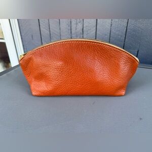 Portland Leather Maple Total Eclipse Makeup Bag - Retired & Rare!